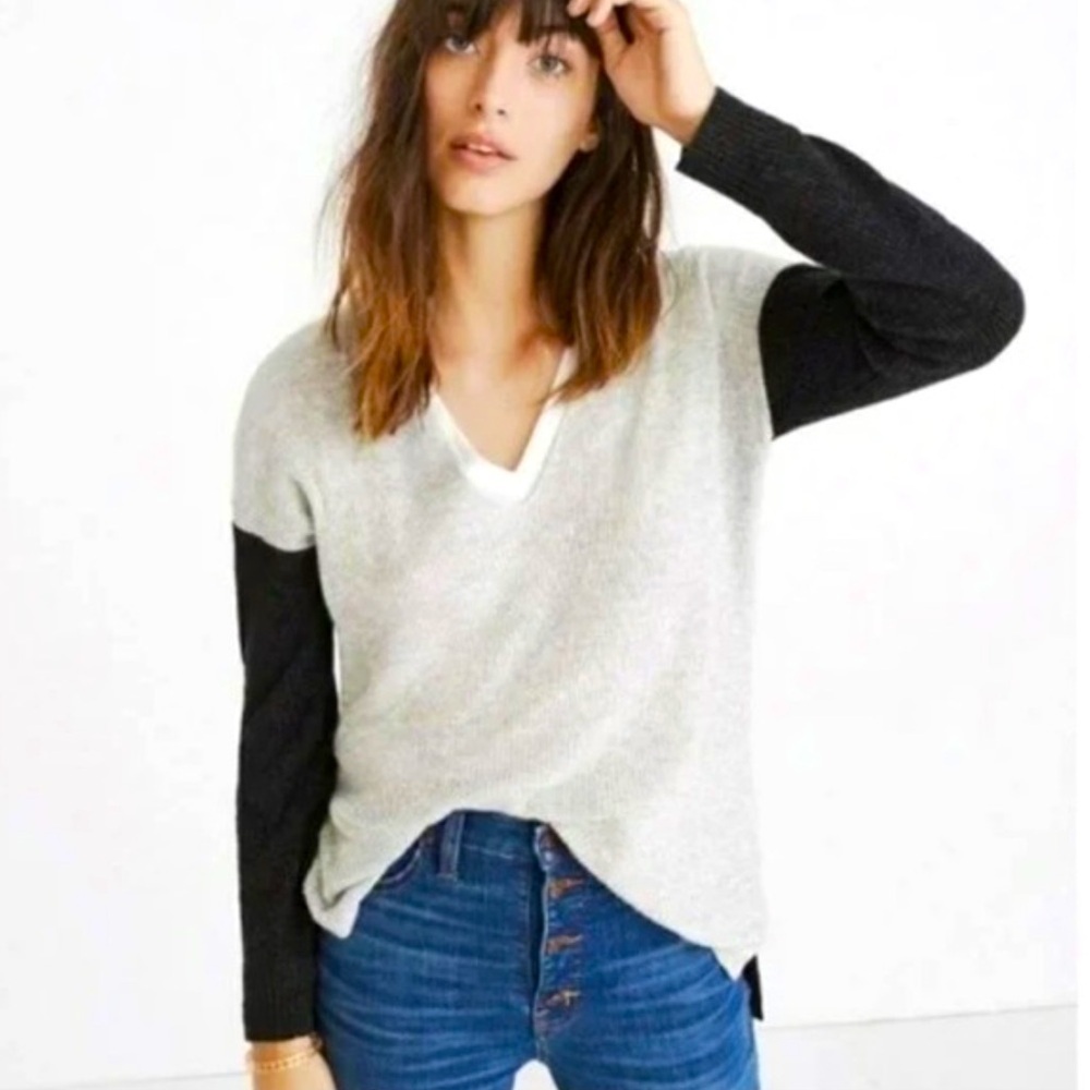 Madewell Warm Light V Neck Sweater